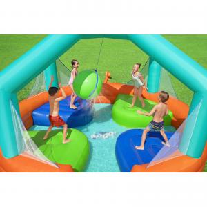 Bestway H2OGO! Dodge & Drench Water Park - 4.5m x 4.5m x 2.68m - 53383