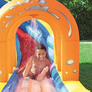 Bestway H2OGO! Hurricane Tunnel Blast Mega Water Park - 4.20m x 3.20m x 2.60m - 53303