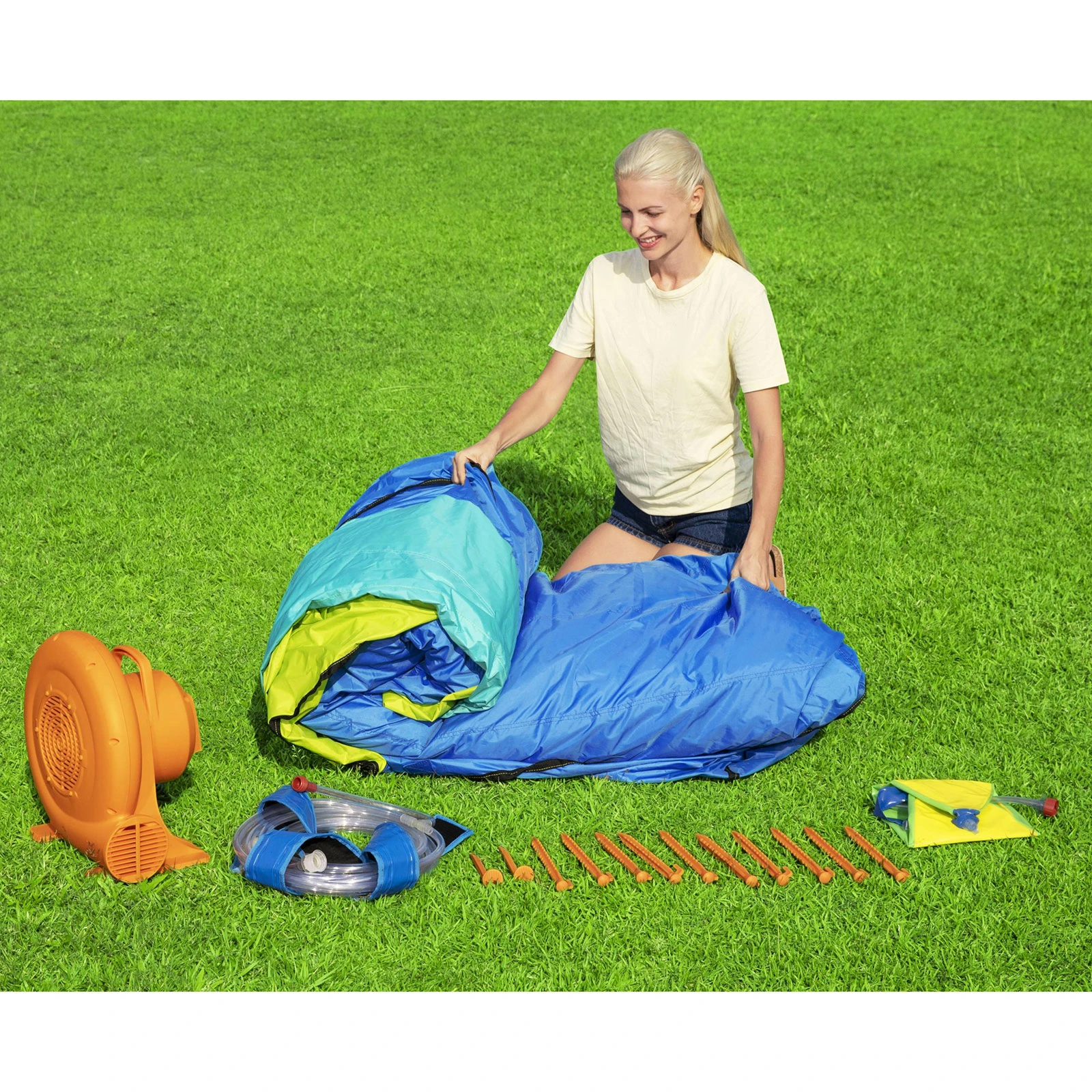 Bestway H2OGO! Splash Course Mega Water Park - 7.1m x 3.1m x 2.65m - 53387