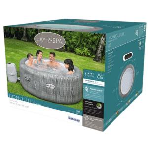 Bestway Lay-Z-Spa - Honolulu AirJet - 1.96m x 71cm for 4-6 people - 60019