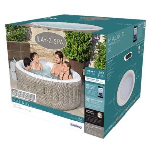 Bestway Lay-Z-Spa - Madrid AirJet - 1.8m x 66cm for 2-4 people - 60055