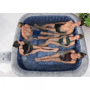 Bestway Lay-Z-Spa - San Francisco Smart Luxe HydroJet Pro 7 Grey Marble - 2.30m x 71cm for 5-7 people - 6001Q