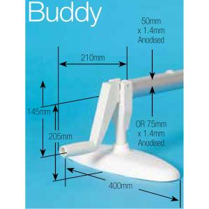 Buddy75 - Daisy Budget Pool Cover Roller for Medium Pools