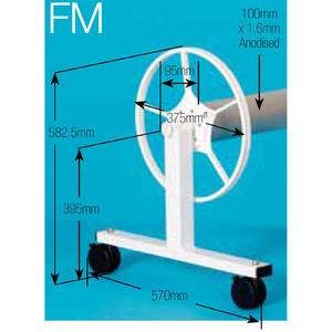 Daisy FM - Regular Height Fully Mobile Pool Cover Roller