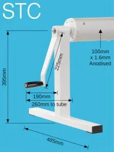 Daisy STC - Stationary 5 Star Quality Pool Cover Roller w. Crank