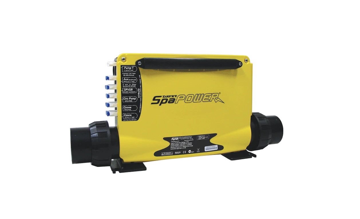 Davey Spa-Quip / SpaPower 601 1.5 kW Spa Pool Controller w. Time Clock - 10 amp - Q601AUS-15T