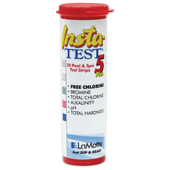 LaMotte Insta-TEST 5 Plus Pool & Spa Test Strips - 50 Strips