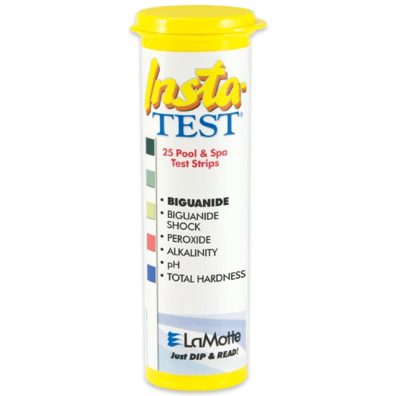 LaMotte INSTA-TEST 6 IN 1 Biguanide Pool & Spa Test Strips - 25 Strips