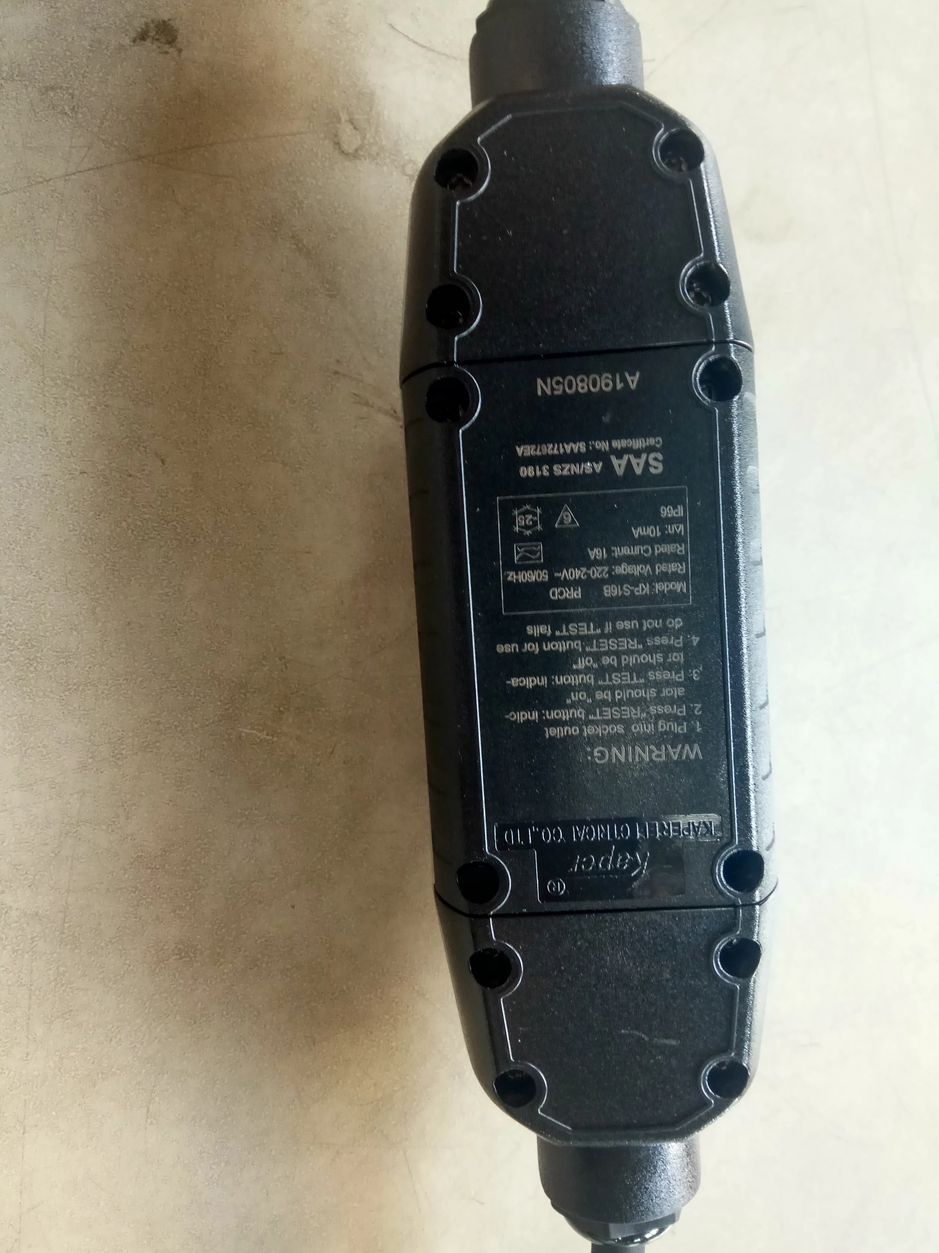 mSpa AU PRCD Plug with Power Cord - B9301388