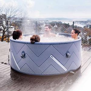 MSpa Naval Airjet - 1.73m x 65cm - 6 Person Portable Frame Spa