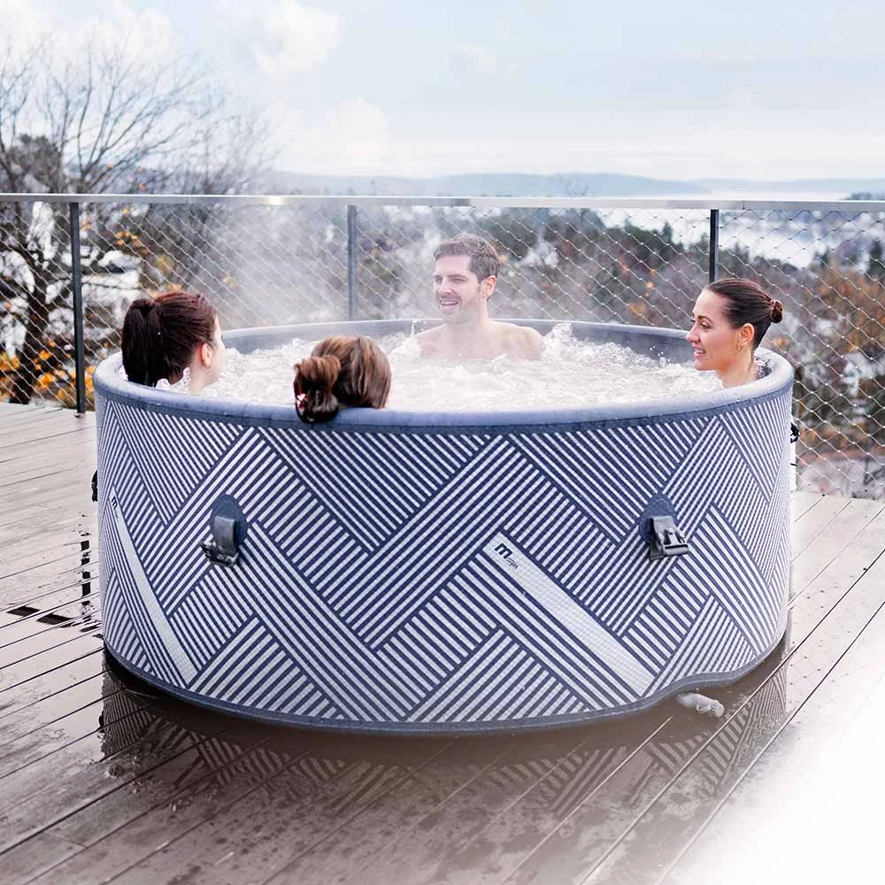 MSpa Naval Airjet - 1.73m x 65cm - 6 Person Portable Frame Spa