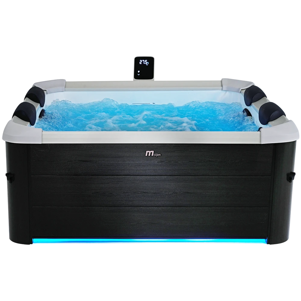 MSpa Oslo Massage Jet - 1.6m x 1.6m x 65cm - 6 Person Portable Frame Spa