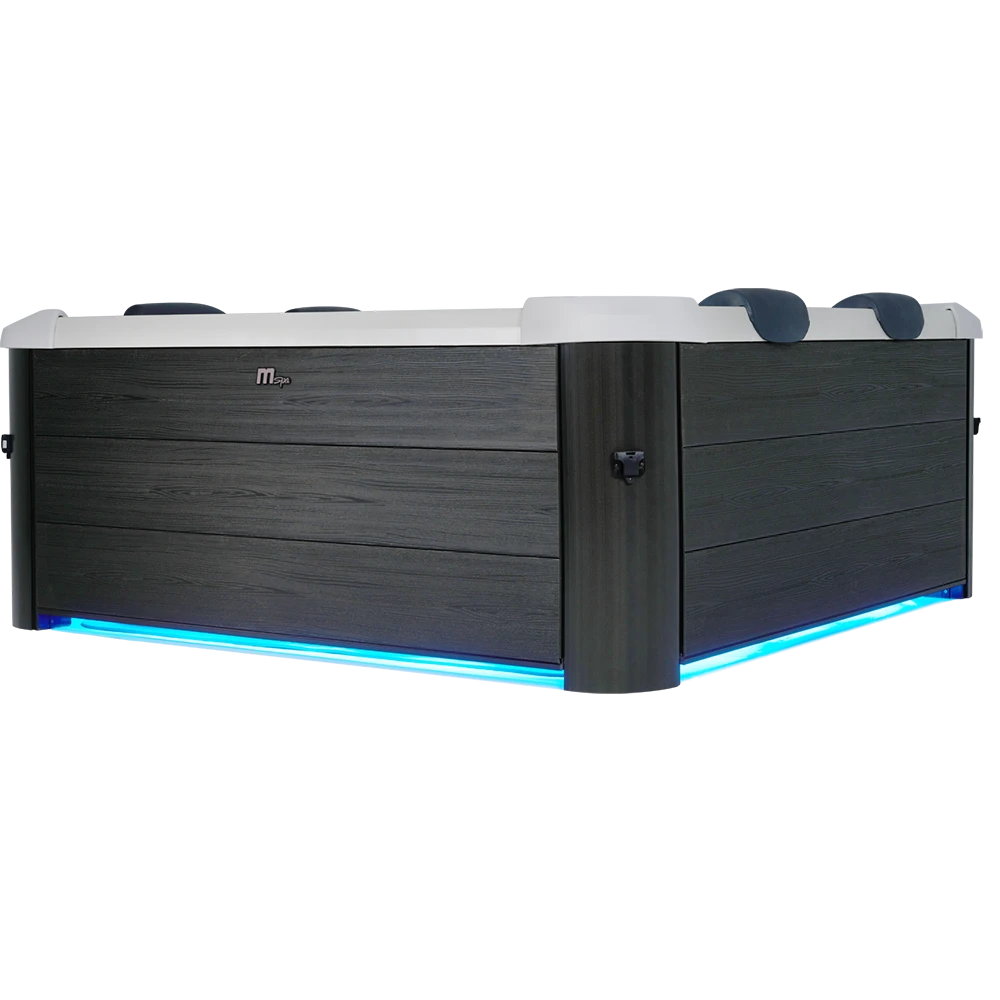 MSpa Oslo Massage Jet - 1.6m x 1.6m x 65cm - 6 Person Portable Frame Spa