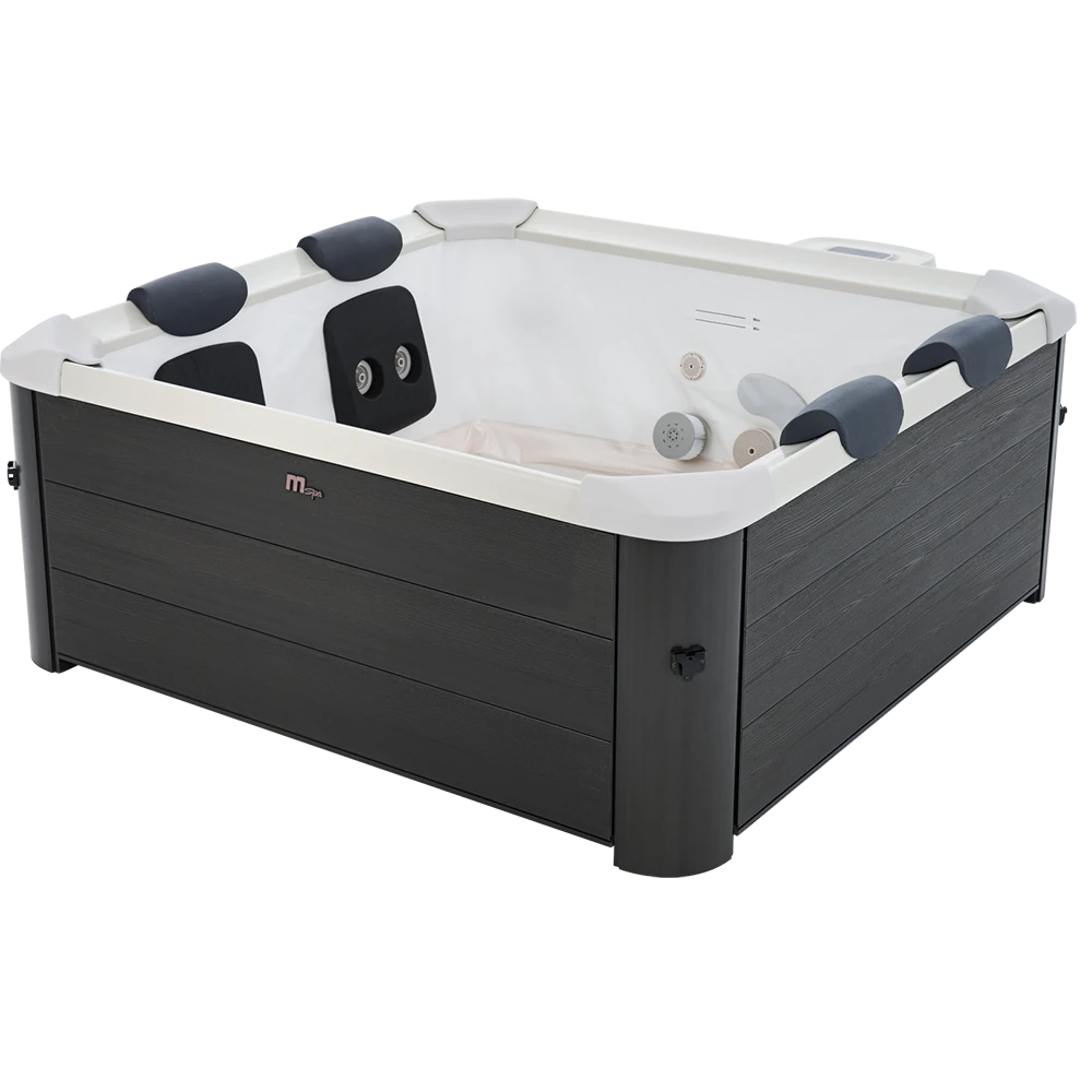 MSpa Oslo Massage Jet - 1.6m x 1.6m x 65cm - 6 Person Portable Frame Spa