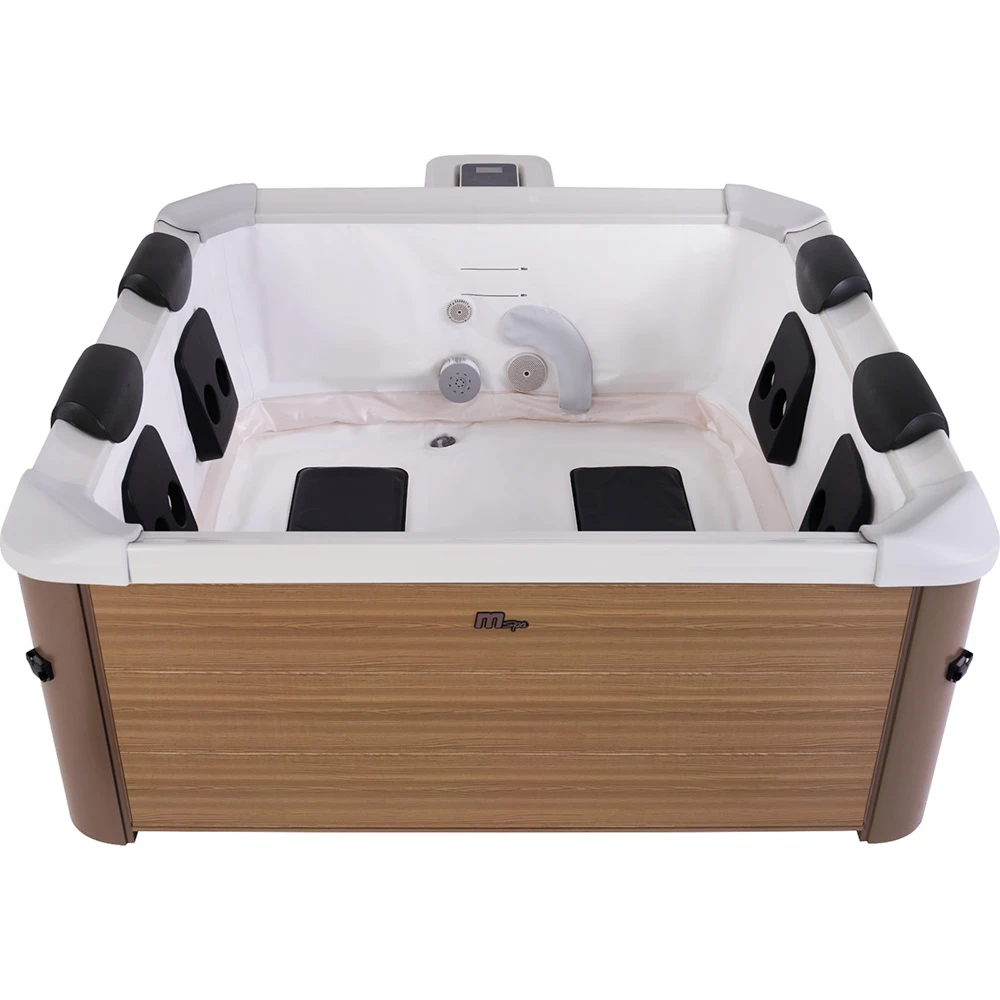 MSpa Oslo Massage Jet - Amber - 1.6m x 1.6m x 65cm - 6 Person Portable Frame Spa