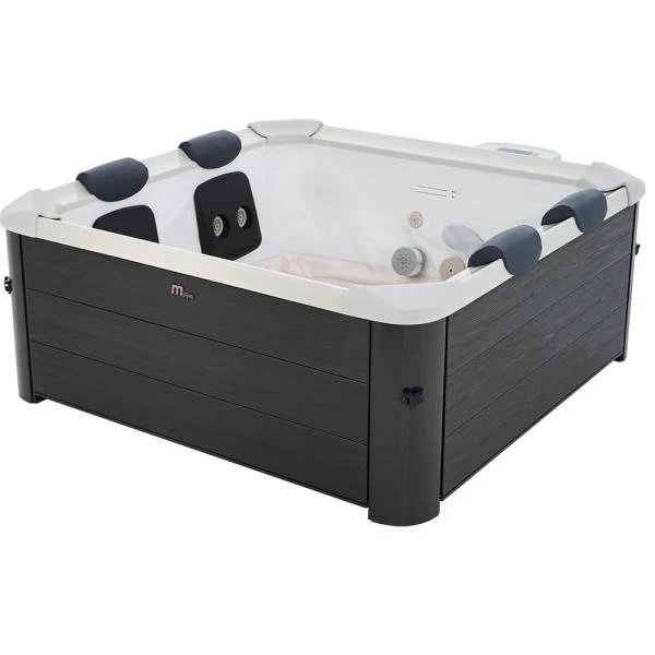 MSpa Oslo Massage Jet PLUS - 1.8m x 1.8m x 65cm - 6 Person Portable Frame Spa