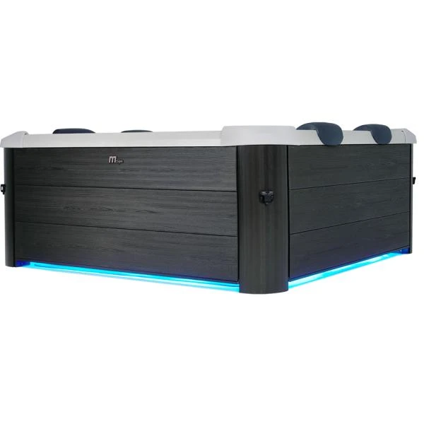 MSpa Oslo Massage Jet PLUS - 1.8m x 1.8m x 65cm - 6 Person Portable Frame Spa