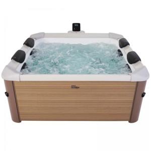 MSpa Oslo Massage Jet - Amber PLUS - 1.8m x 1.8m x 65cm - 6 Person Portable Frame Spa