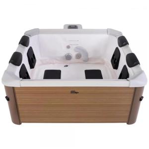 MSpa Oslo Massage Jet - Amber PLUS - 1.8m x 1.8m x 65cm - 6 Person Portable Frame Spa