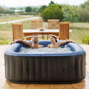 MSpa Tekapo Airjet - 1.6 x 1.6m x 68cm - 4 Person Inflable Spa