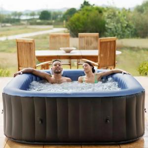 MSpa Tekapo PLUS Airjet - 1.85 x 1.85m x 68cm - 6 Person Inflable Spa