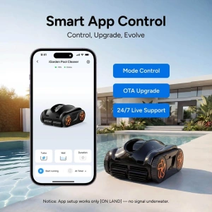 Pool Controls iGarden K60 Cordless Robotic Pool Cleaner