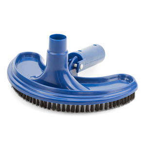 Pool Vac Head with Brushes - BLUE