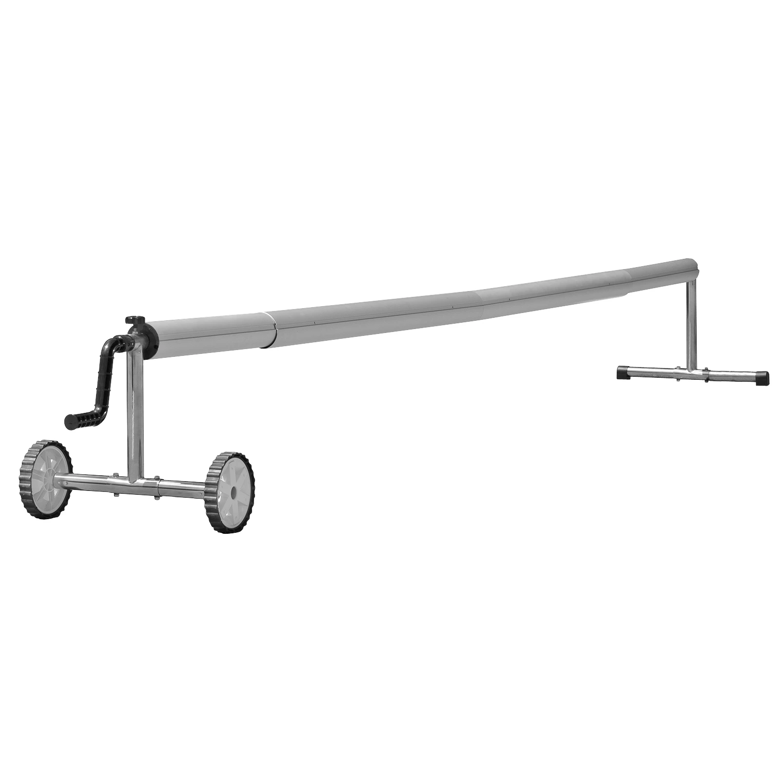 PoolCraft T Frame Pool Cover Roller - Handle Straps and Buckles - 3m to 5.7m Long Tube