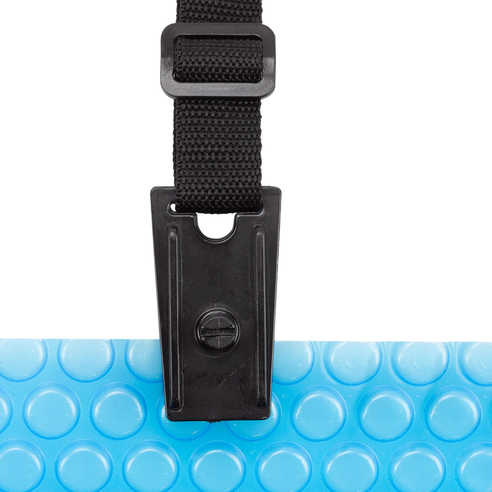 PoolCraft T Frame Pool Cover Roller Wheel w. Force Reducing Device Straps and Buckles - 4.9m to 6.45m Long Tube