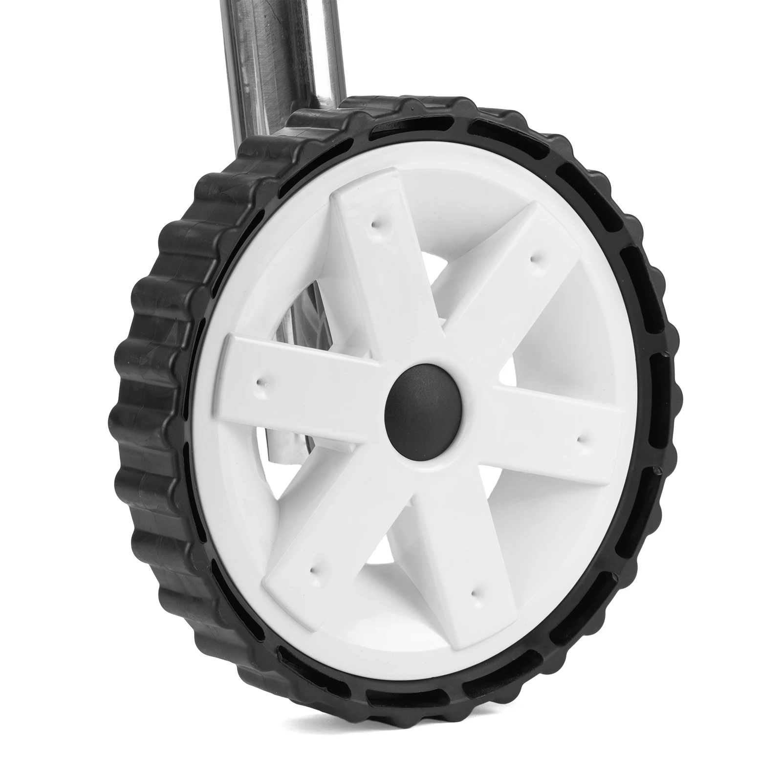 PoolCraft T Frame Pool Cover Roller Wheel w. Force Reducing Device Straps and Buckles - 4.9m to 6.45m Long Tube