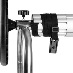 PoolCraft U Frame Pool Cover Roller - Wheel – Straps and Buckles - 4.9m to 6.45m Long Tube