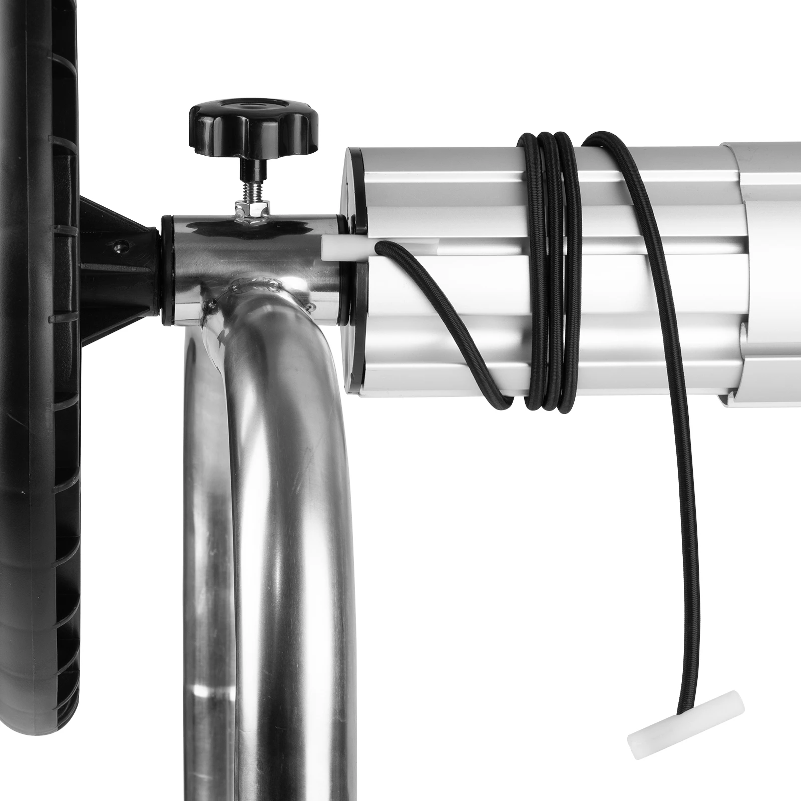 PoolCraft U Frame Pool Cover Roller - Wheel Strings and Eyelets - 4.9m to 6.45m Long Tube