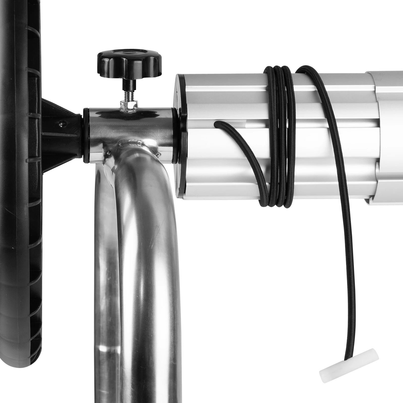 PoolCraft U Frame Pool Cover Roller - Wheel Strings and Eyelets - 4.9m to 6.45m Long Tube