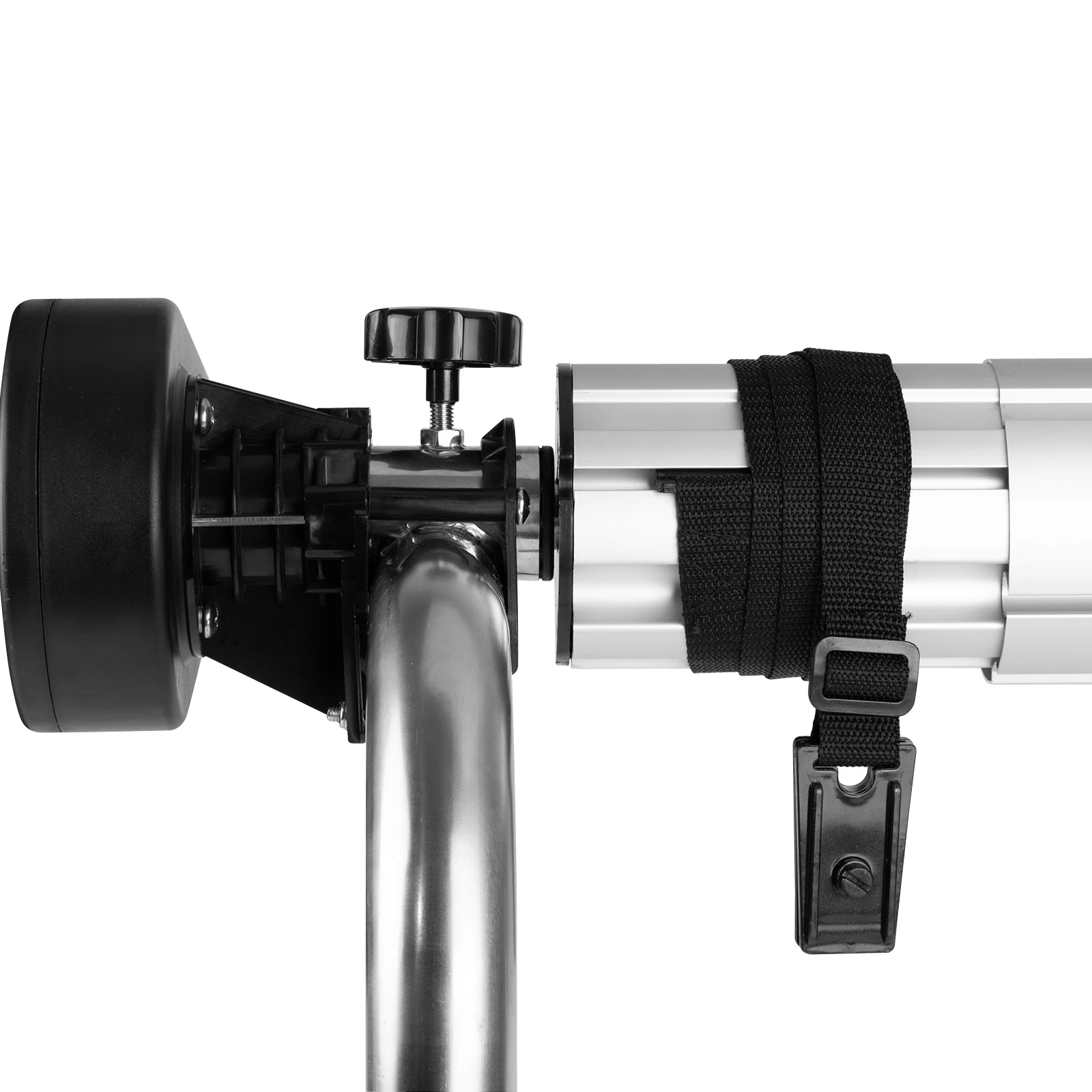 PoolCraft U Frame Pool Cover Roller Wheel w. Force Reducing Device Straps and Buckles - 4.9m to 6.45m Long Tube