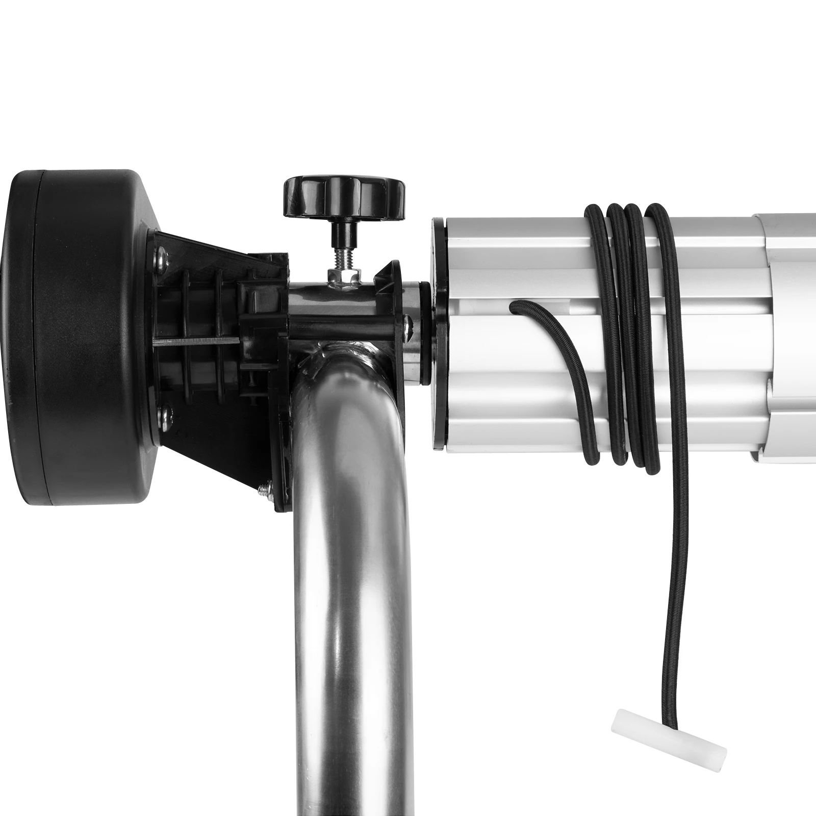 PoolCraft U Frame Pool Cover Roller Wheel w. Force Reducing Device Strings and Eyelets - 4.9m to 6.45m Long Tube
