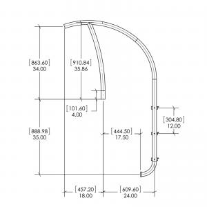 S.R. Smith Artisan 3-Step Stainless Steel Pool Ladder