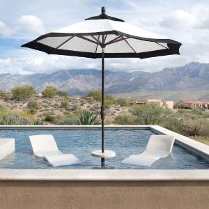 S.R. Smith Destination Pool Lounger Seashell - In-Pool Furniture
