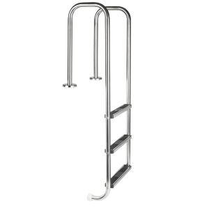 S.R. Smith Narrow Three-Step Ladder - Flanged Top & Bottom