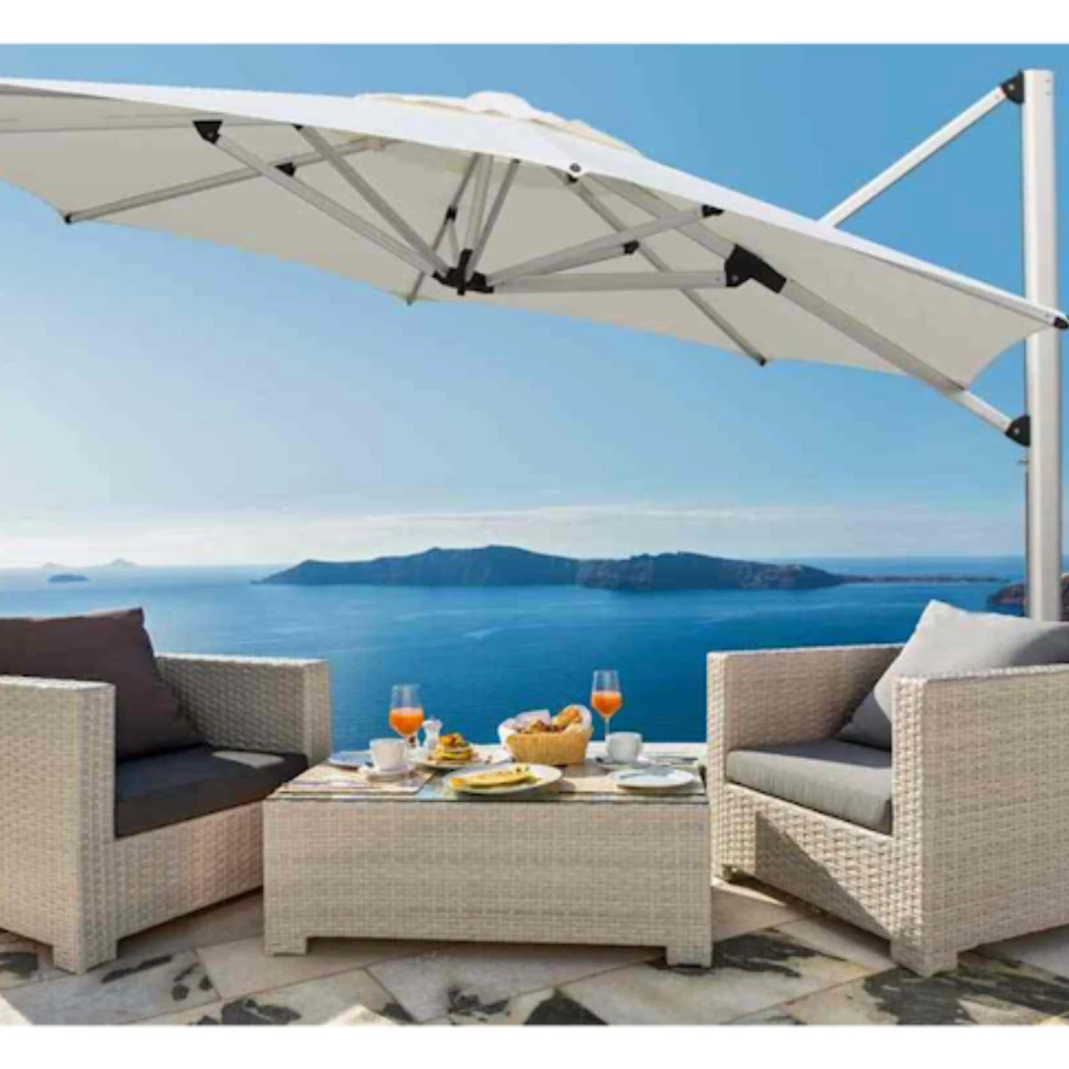 SU4 Tilting Cantilever Umbrella