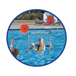 Water Fun 2-in-1 Basketball & Soccer Set