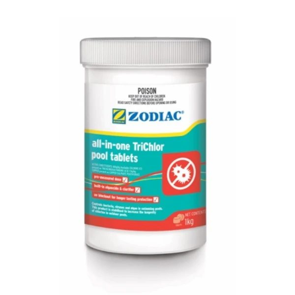 Zodiac All In One TriChlor Pool Tablets 1Kg