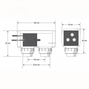 Zodiac Ezi Salt 24 Chlorinator - Retrofits LM2-24 / LM2-20 / LM2-15 / D25 / Aquasphere