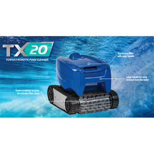 Zodiac Tornax TX20 Robotic Pool Cleaner + 100 Micron Filter Canister